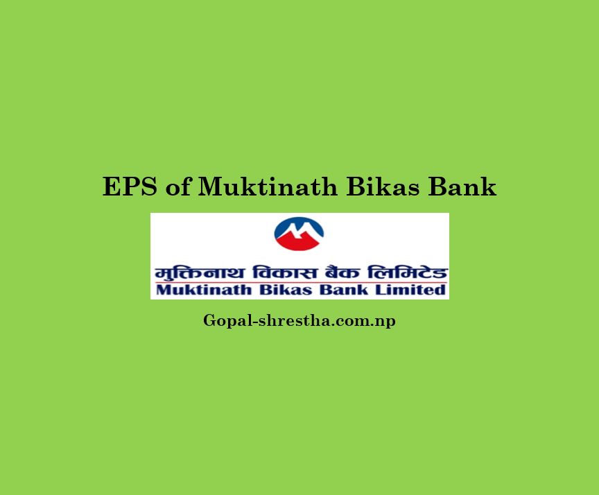 EPS of Muktinath Bikas Bank (MNBBL)