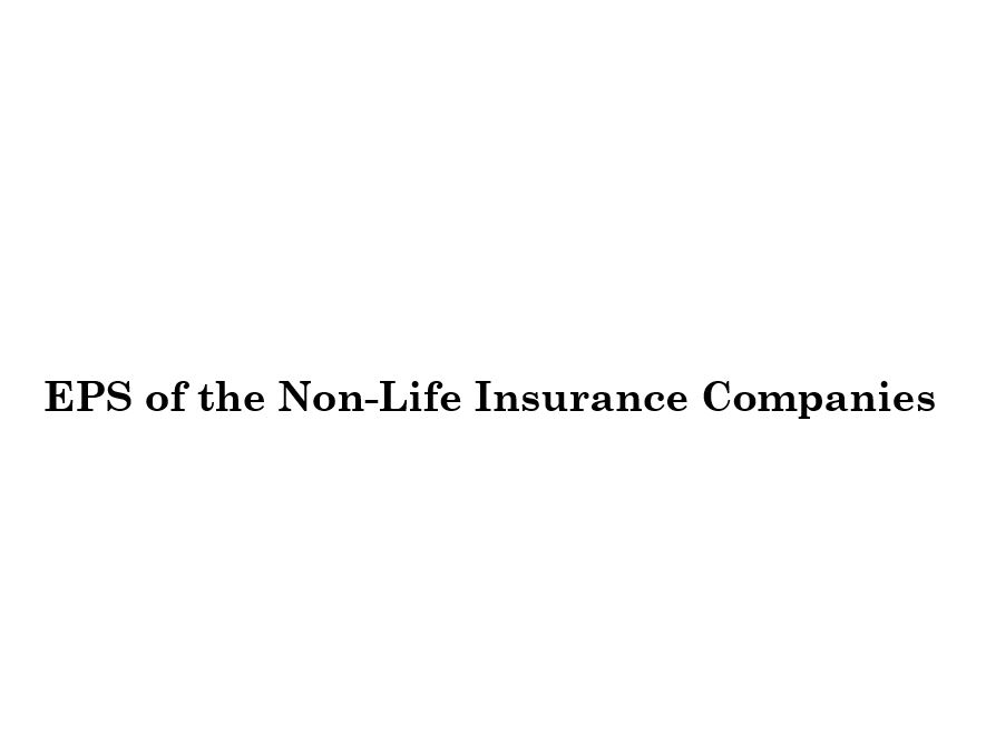 EPS of Non-life Insurance Company