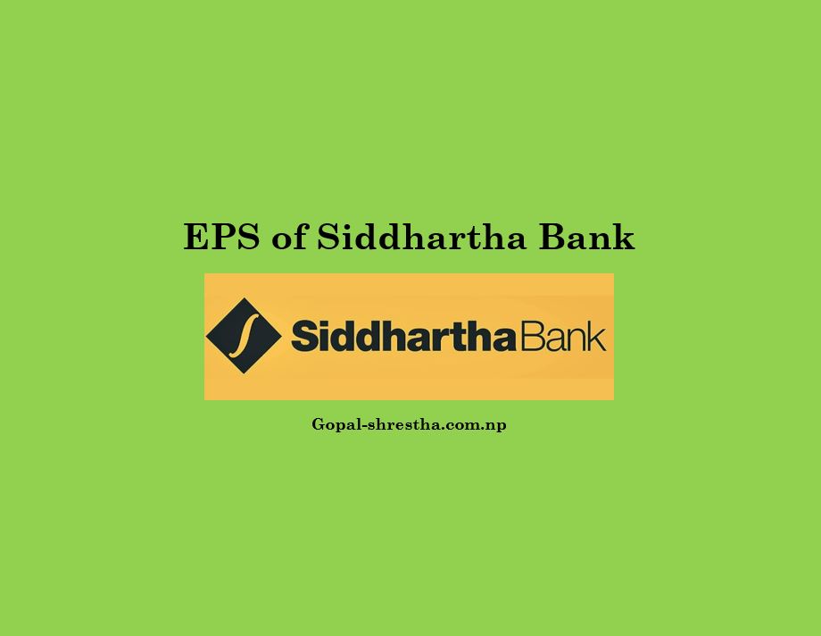 EPS of Siddhartha Bank (SBL)