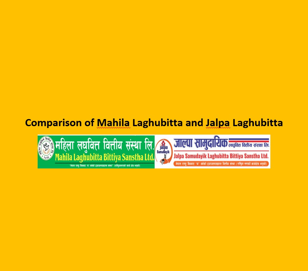 Comparison of Mahila Laghubitta and Jalpa Laghubitta