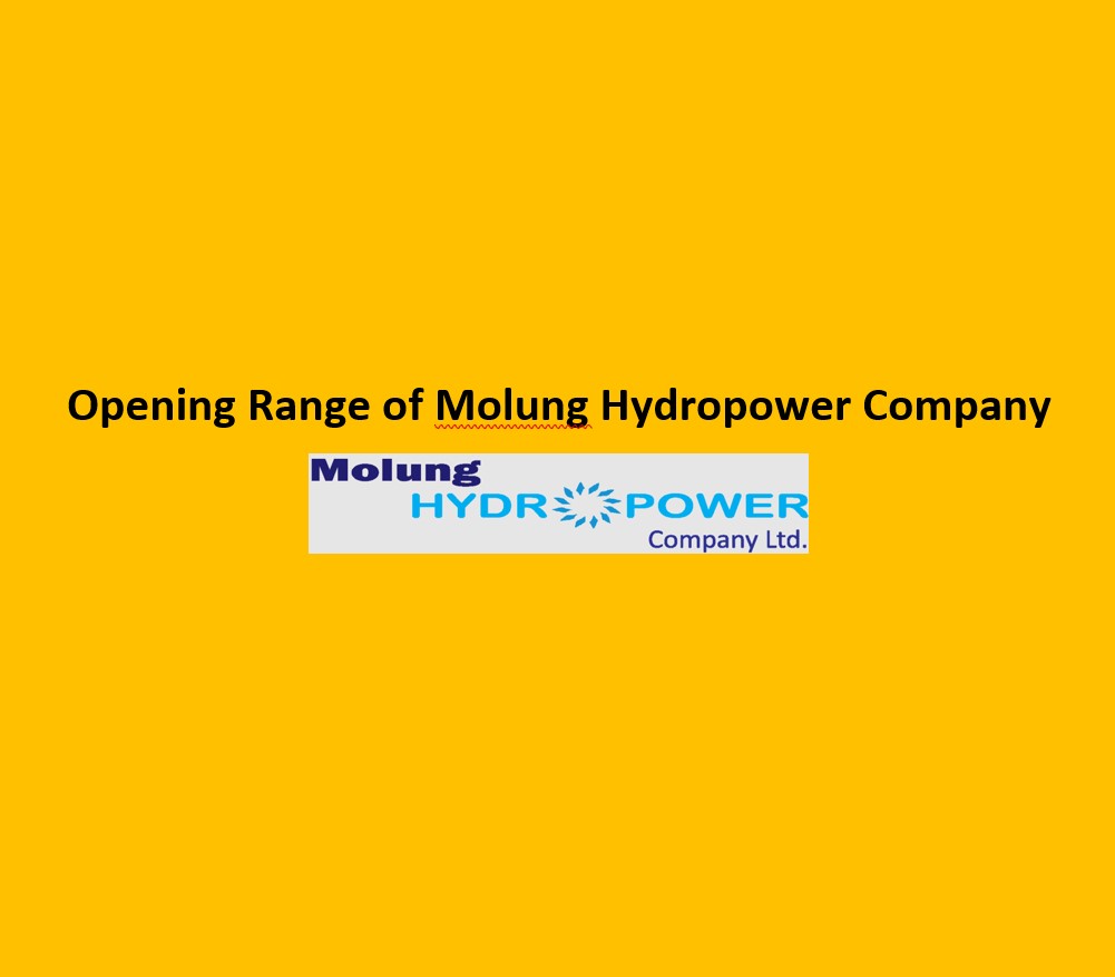 Opening Range of Molung Hydropower Company