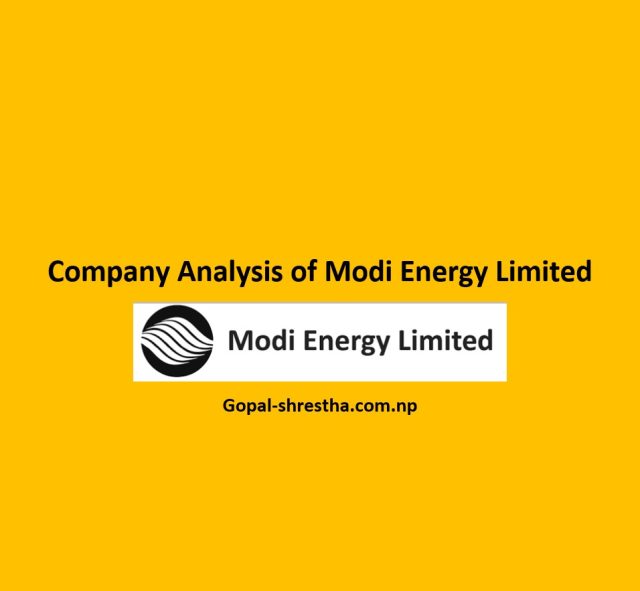 Fundamental Analysis of Modi Energy Ltd