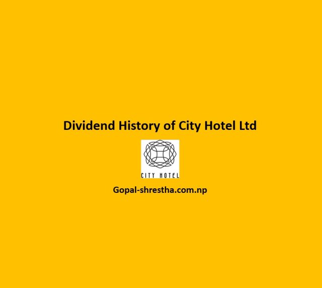 Dividend History of City Hotel Ltd