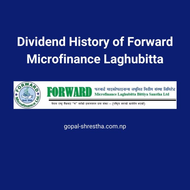 Dividend History of Forward Microfinance Laghubitta (FOWAD)