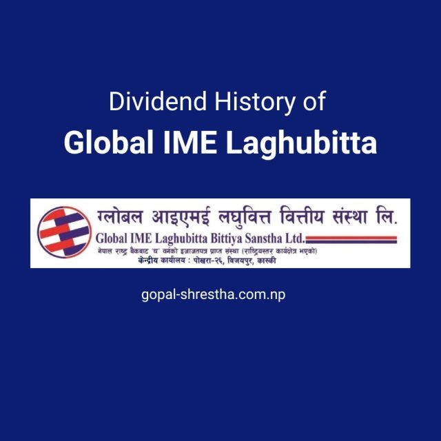 Dividend History of Global IME Laghubitta (GILB)