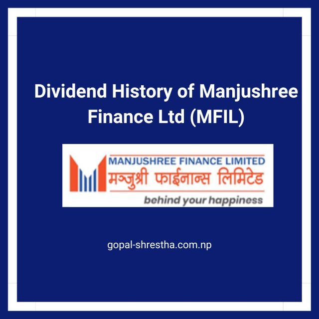 Dividend History of Manjushree Finance Ltd (MFIL)