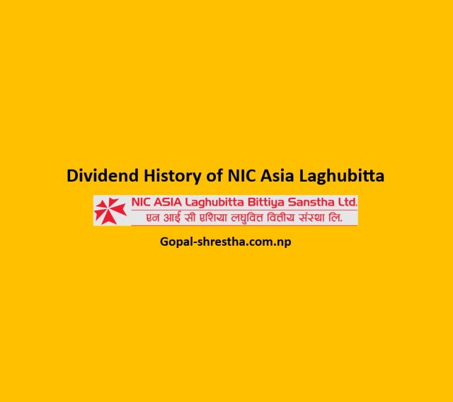 Dividend History of NIC Asia Lghubitta