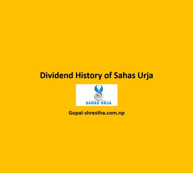 Dividend History of Sahas Urja