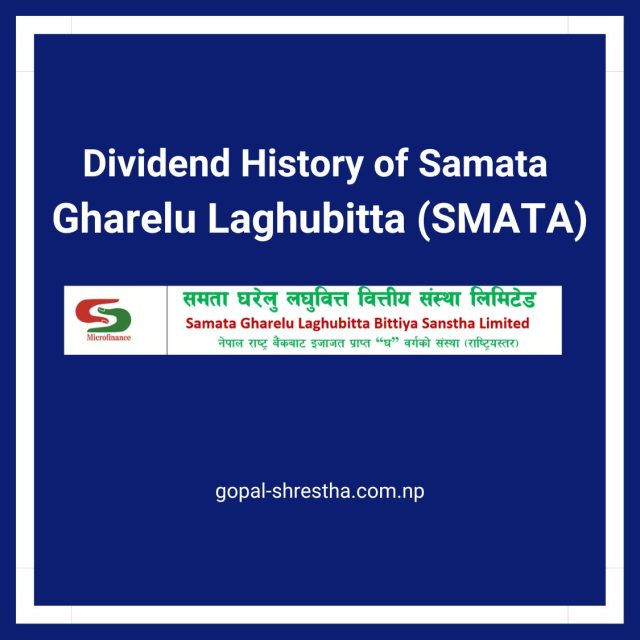 Dividend History of Samata Gharelu Laghubitta (SMATA)