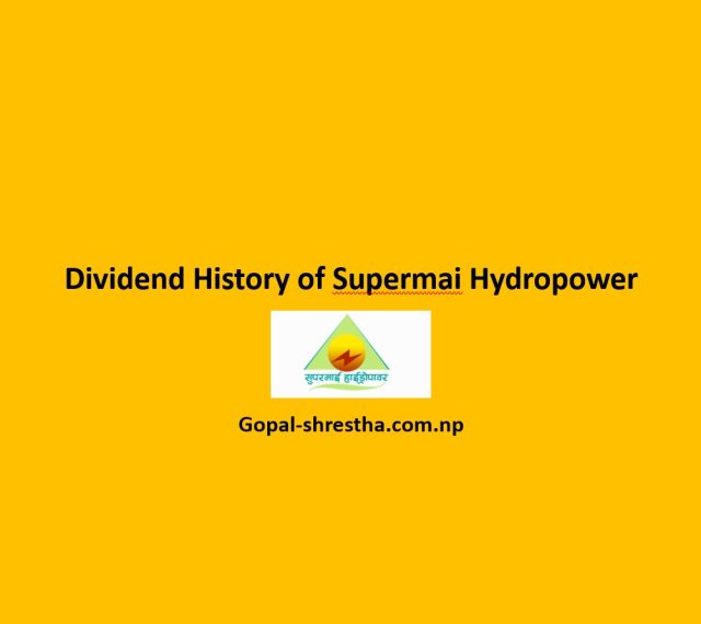 Dividend History of Supermai Hydropower
