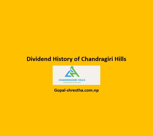 Dividend history of Chandragiri Hills