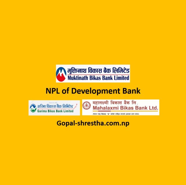 NPL of Development Bank of Nepal