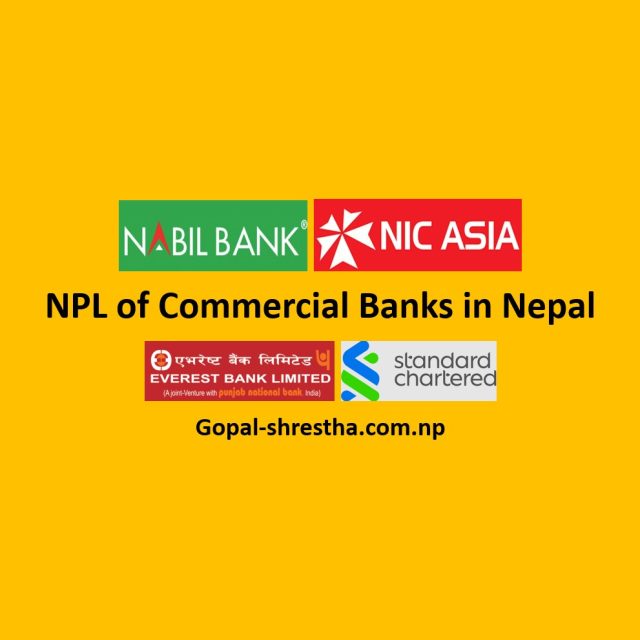 NPL of commercial banks in Nepal
