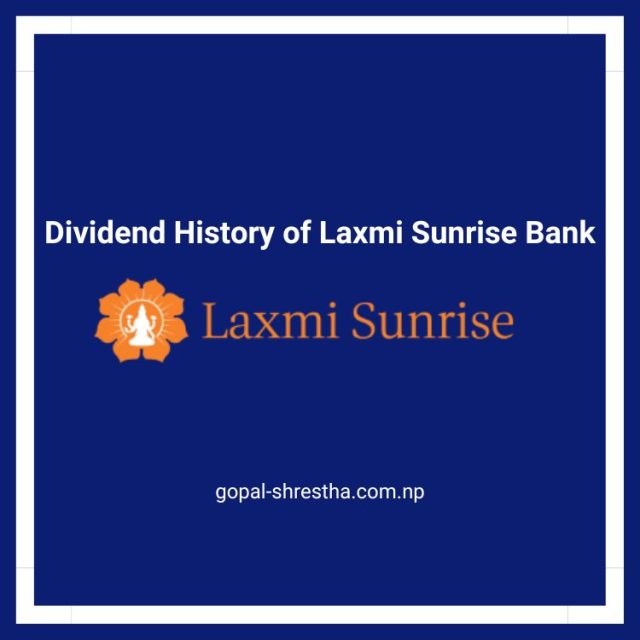 Dividend History of Laxmi Sunrise Bank (LSBL)