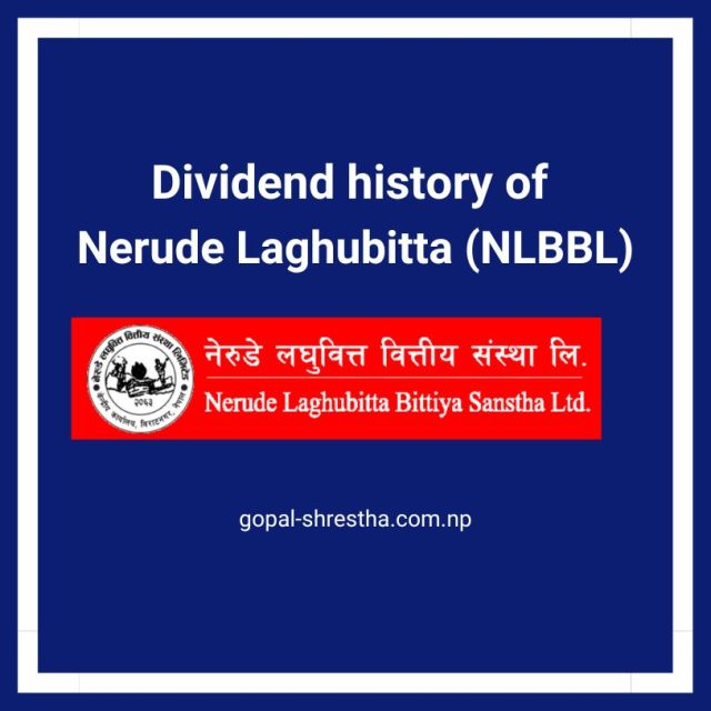 Dividend History of Nerude Laghubitta (NLBBL)