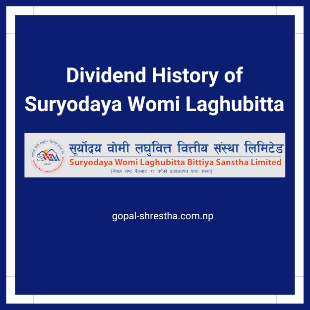 Dividend history of Suryodaya Womi Laghubitta (SWMF)