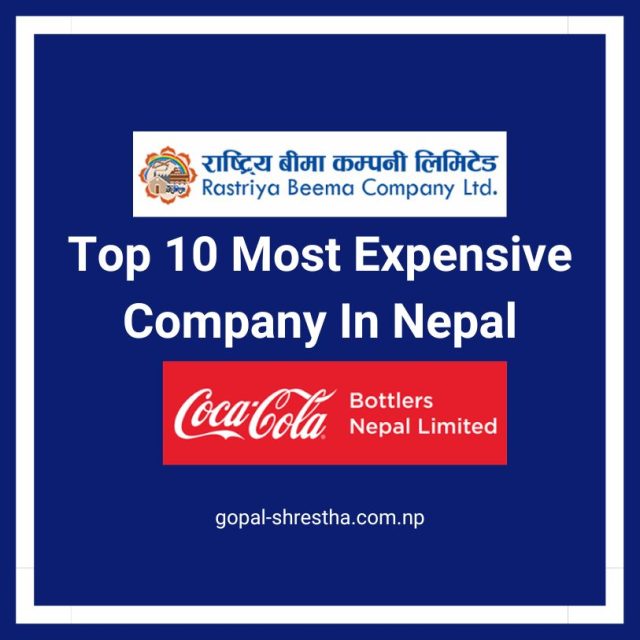 Top 10 expensive share in Nepal